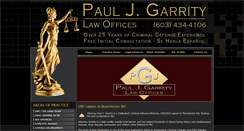 Desktop Screenshot of pauljgarritylaw.com